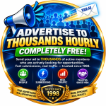 Free advertising reaches thousands hourly, with fast submissions, real traffic, and service trusted since 1998