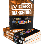 Video Marketing book cover and stacked books promoting marketing tools