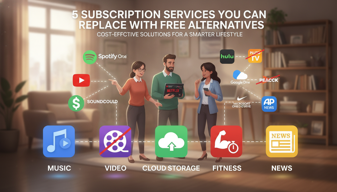5 Subscription Services You Can Replace With Free Alternatives