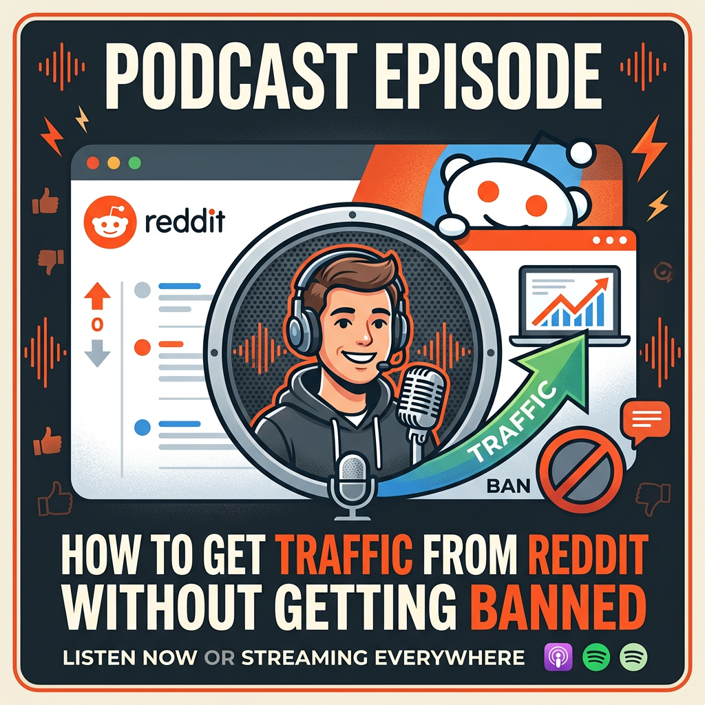 Podcast Episode: How to Get Traffic from Reddit Without Getting Banned