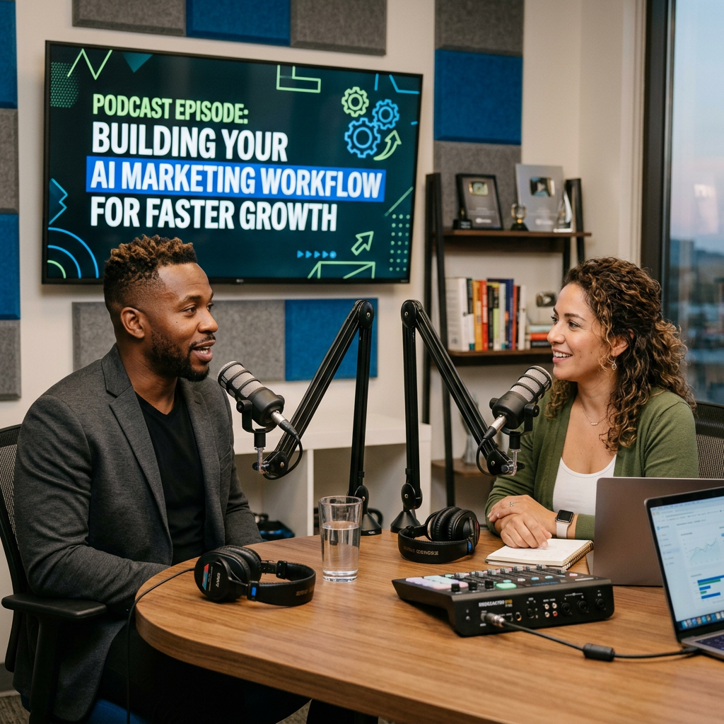 Podcast Episode: Building Your AI Marketing Workflow for Faster Growth